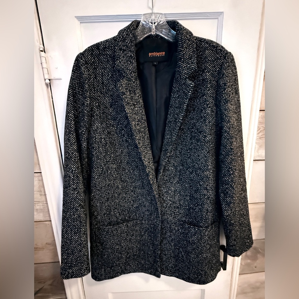 Forever 21 Ambiance Black and Gray Women's Jacket